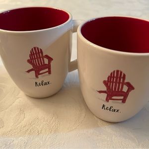 Rae Dunn “Relax” Mugs
